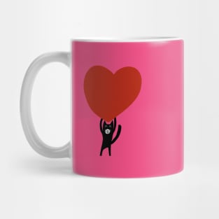 Valentine cat Mug